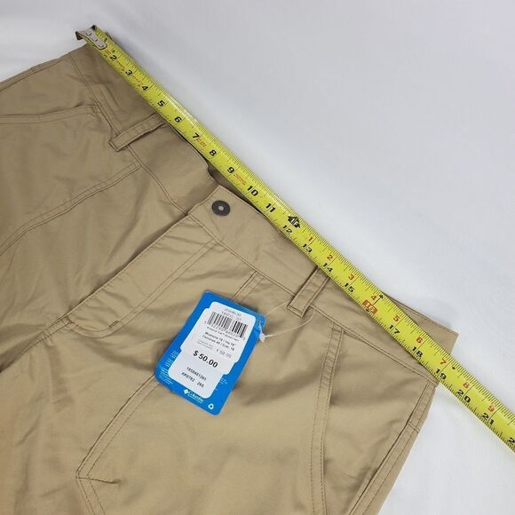 NEW 16 COLUMBIA TRAIL KHAKI CAPRI ANYTIME MULTI POCKETS OMNI SHIELD PANTS NWT - Picture 2 of 13